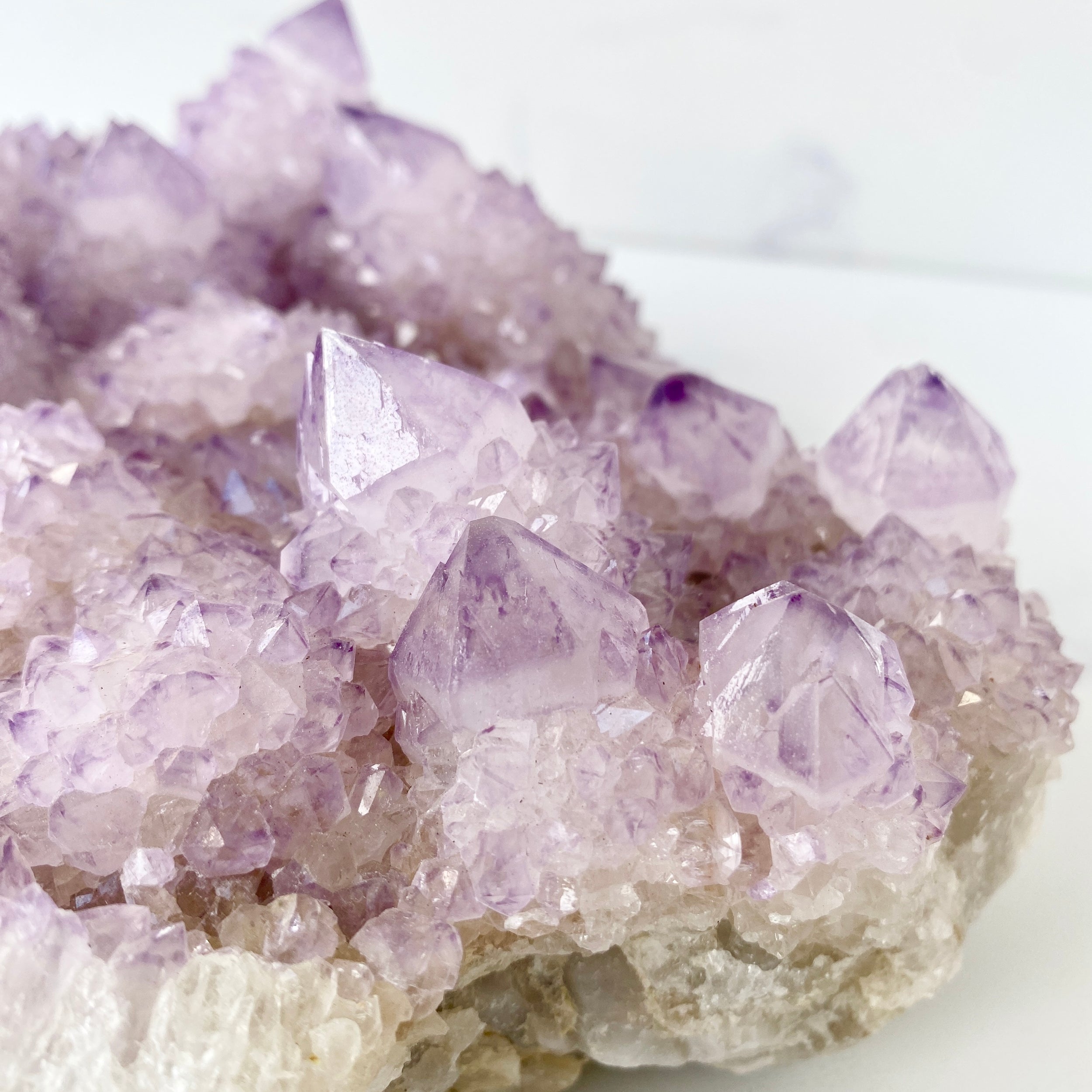großes Spirit Quarz Cluster auch Kaktusquarz genannt