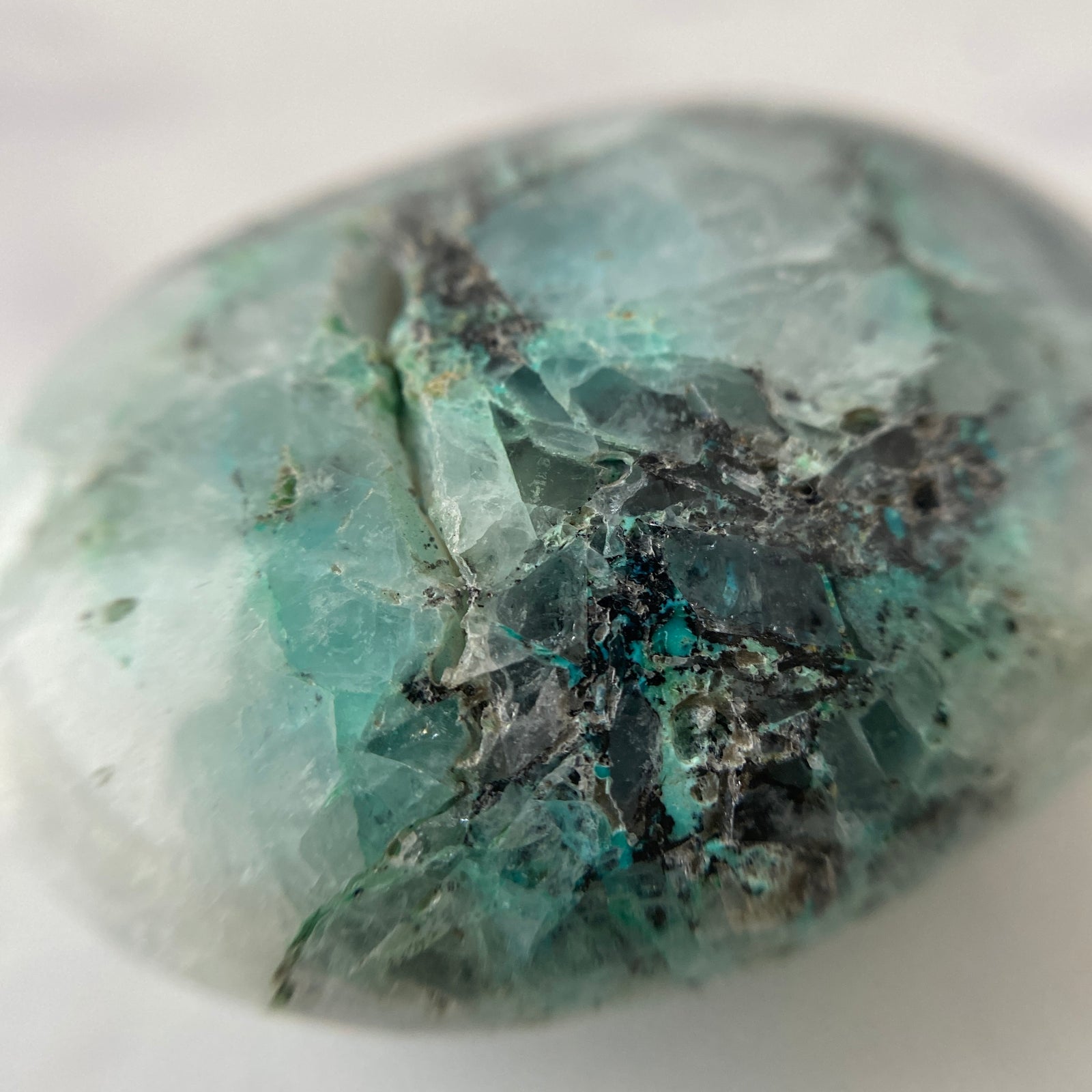 Chrysocoll Quarz Handstein