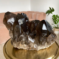 XL Rauchquarz Stufe, Rauchquarz Cluster