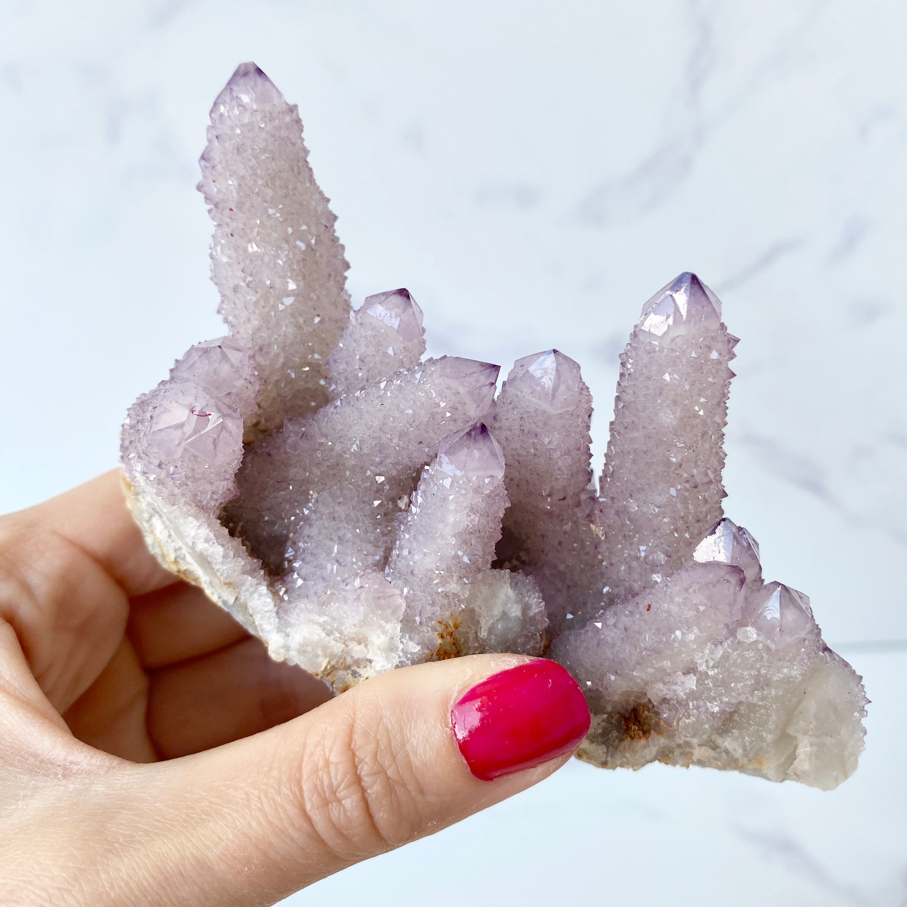 Kaktusquarz Cluster (Spirit Quarz)