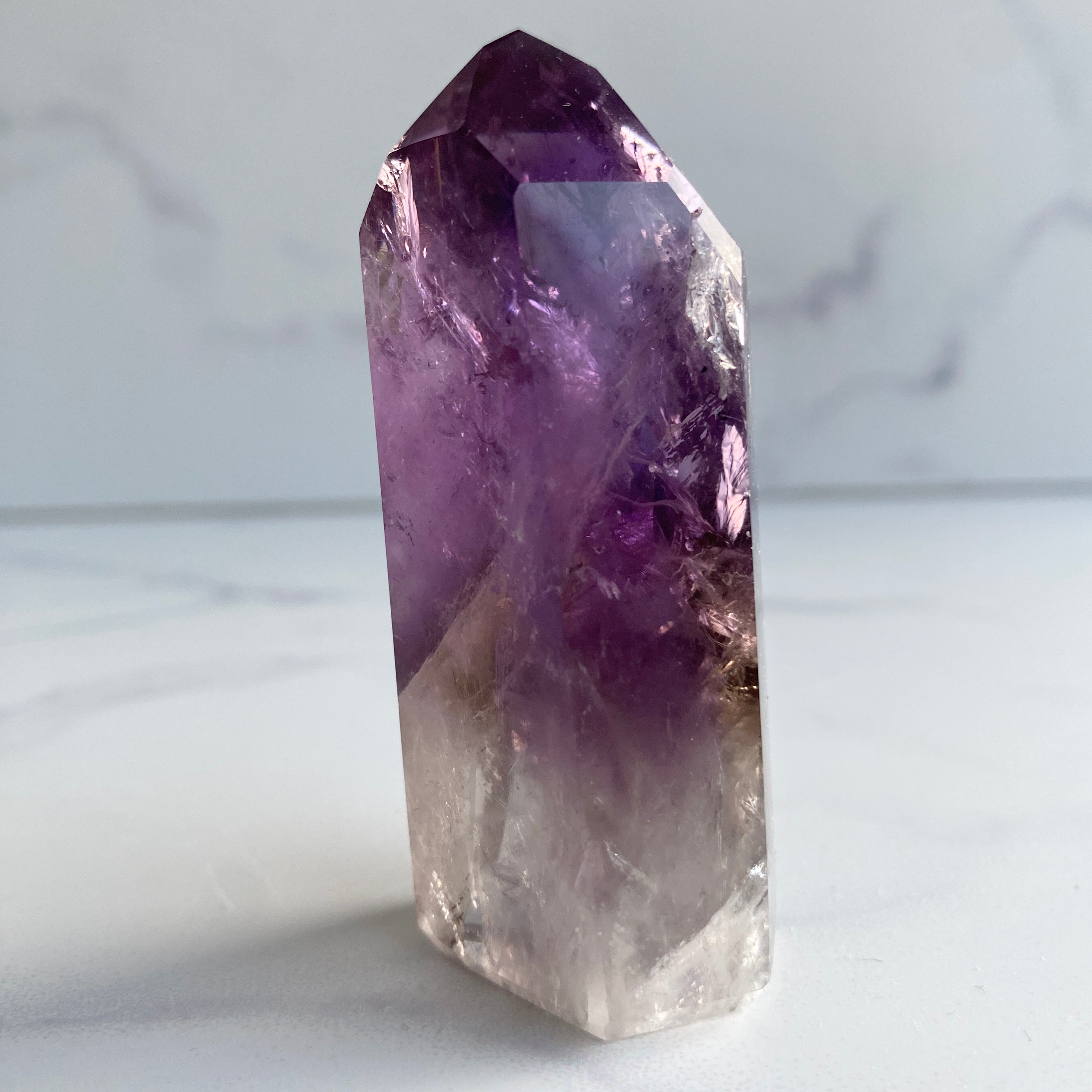 Klarer Phantom-Amethyst Turm