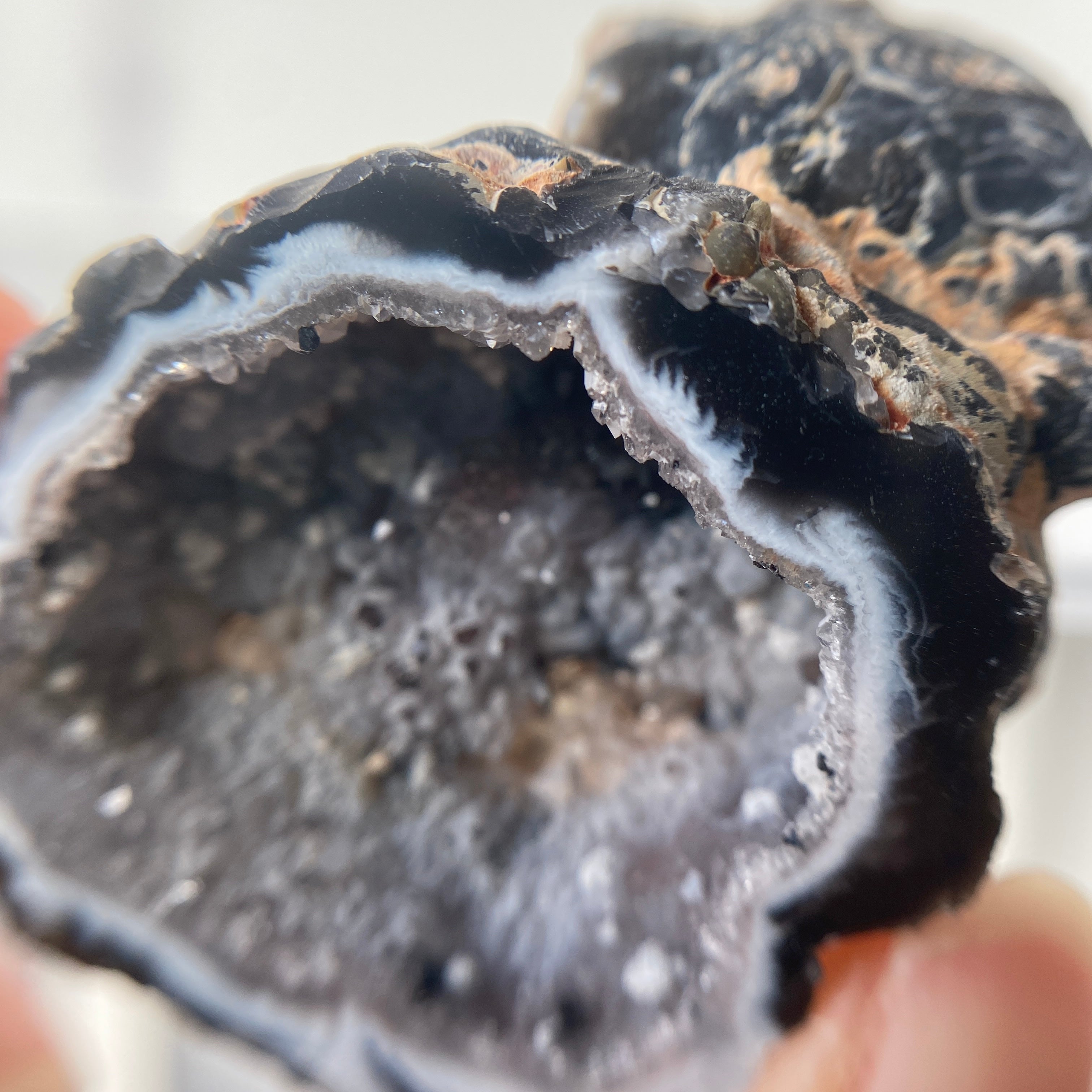druzy Achat schwarz