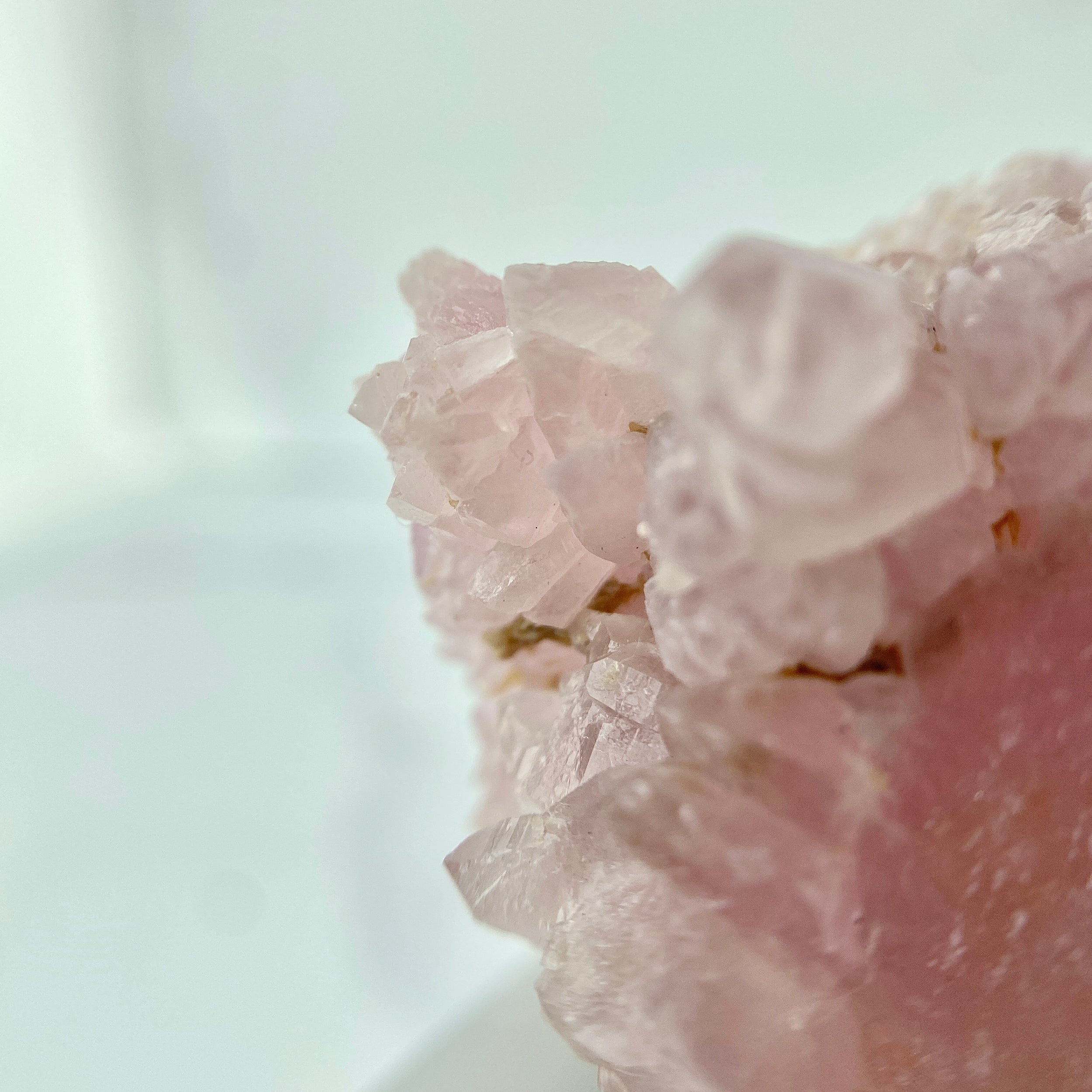 Canga Rosa (Rosaquarz) mit Citrin
