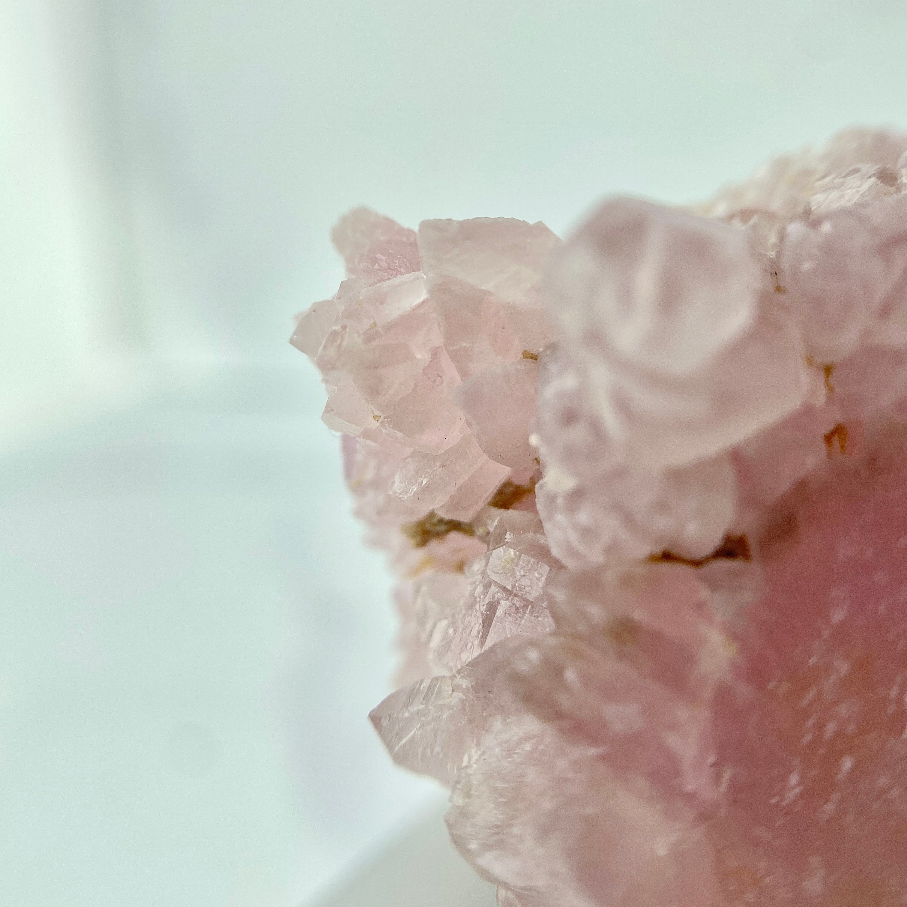 Canga Rosa (Rosaquarz) mit Citrin