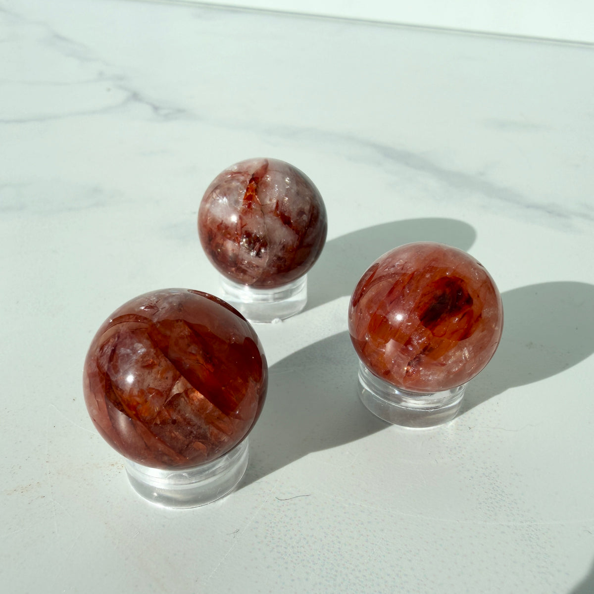 Mini Feuerquarz Kugel
