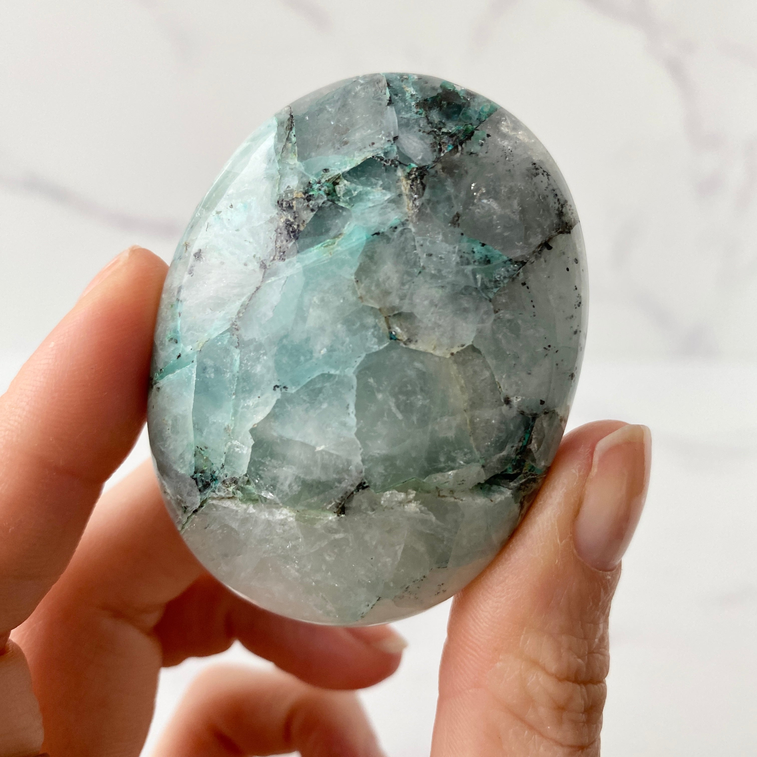 Chrysocoll Quarz Handstein