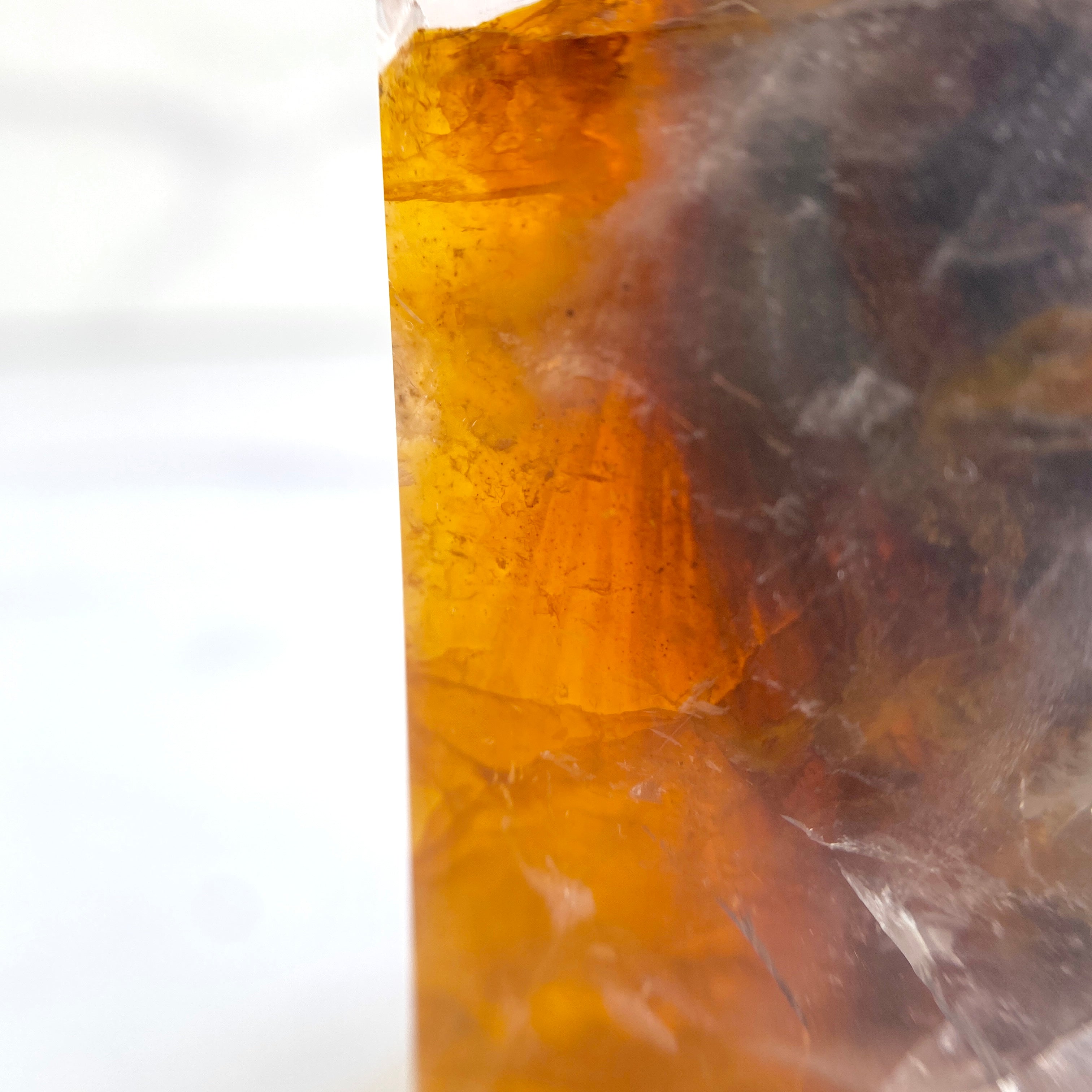 Golden Healer Turm mit Rosenquarz