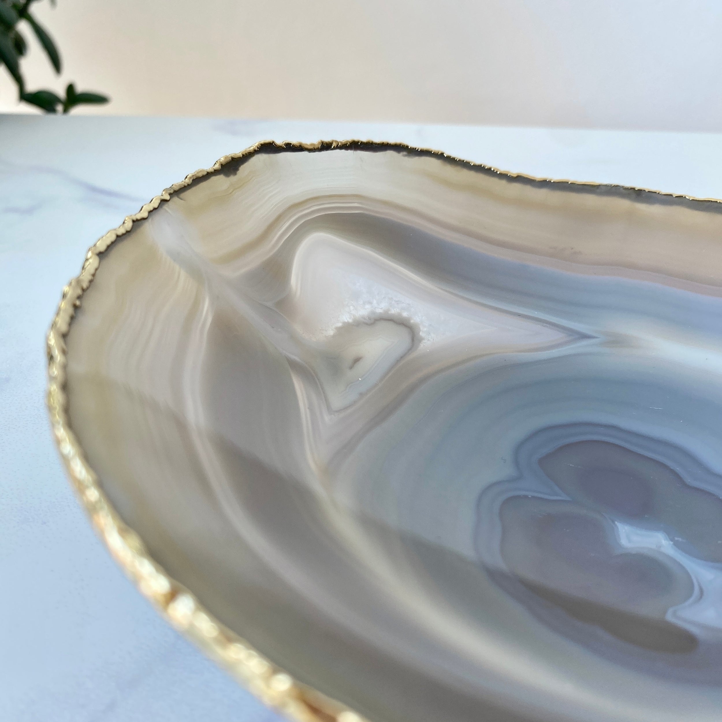 Ablageschale aus Achat