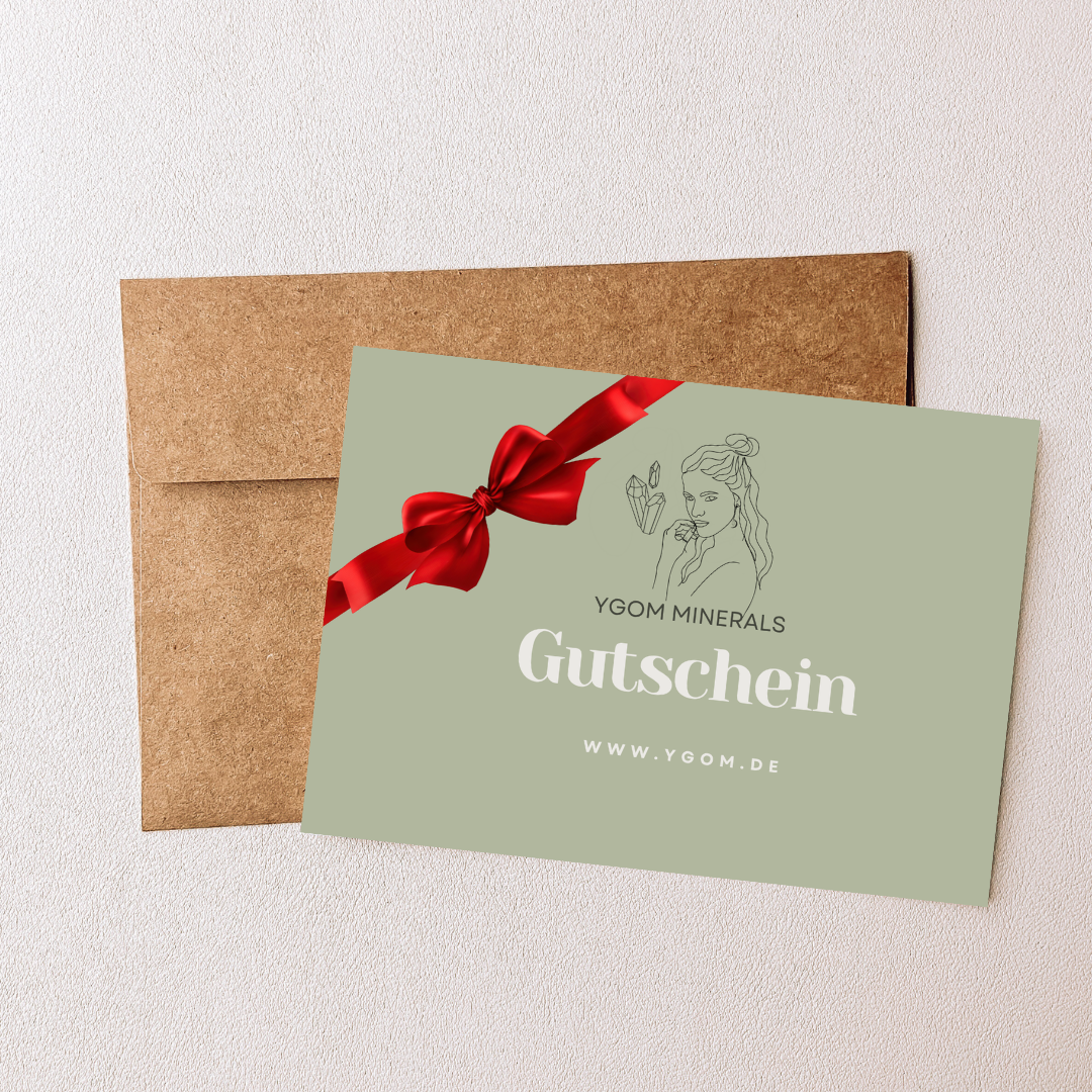 Geschenkgutschein YGOM MINERALS - versandkostenfrei, digital