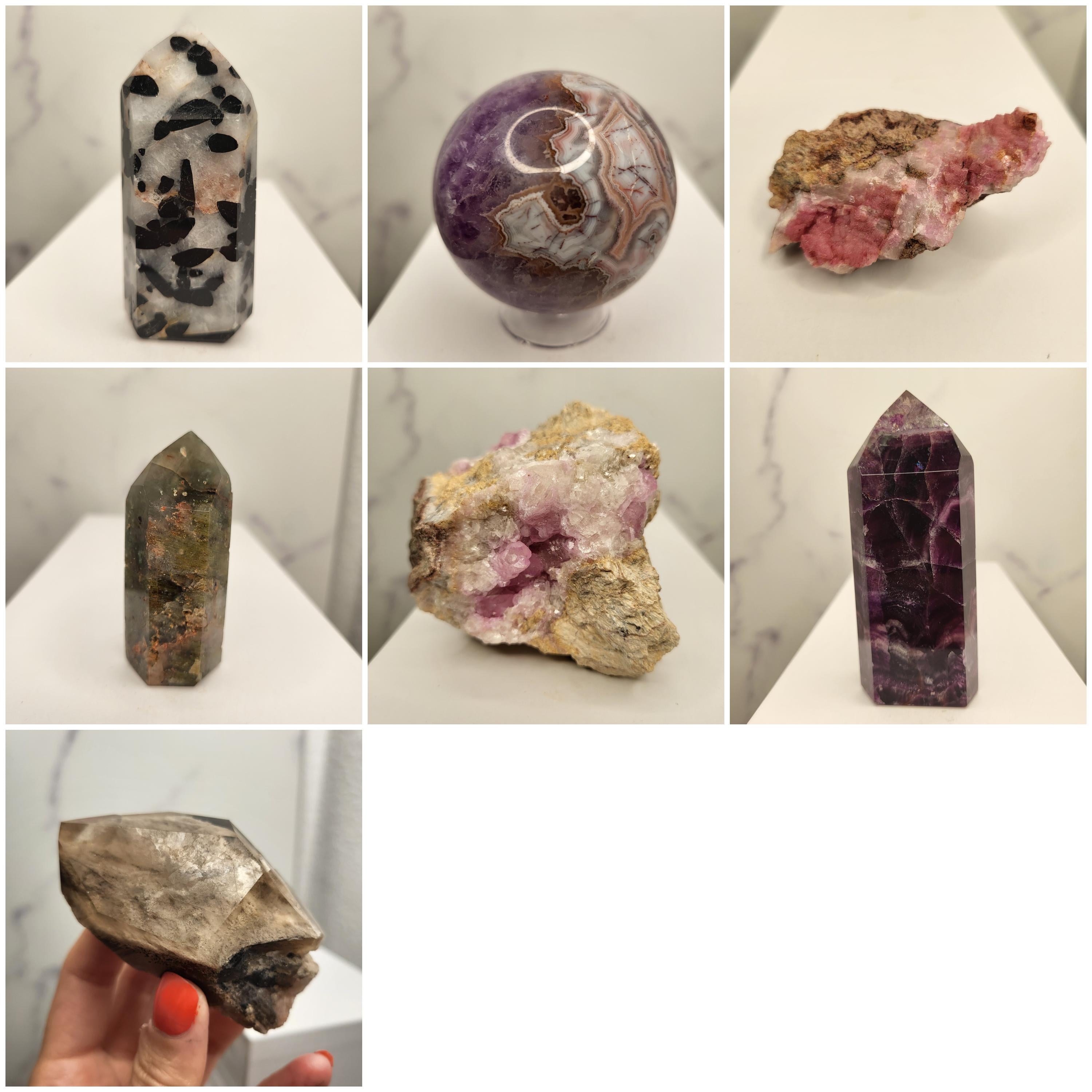 Personalisiertes Edelsteinset für minas.manier