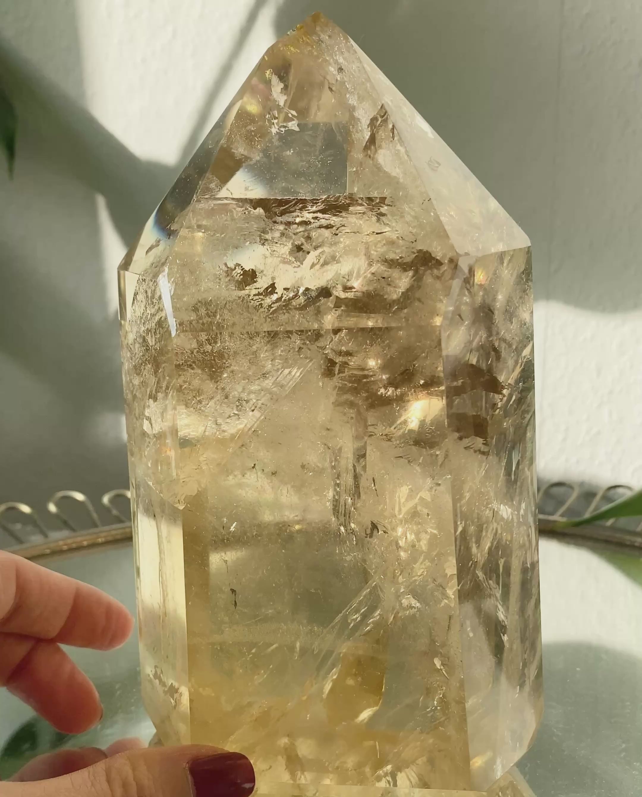 Großer Citrin Turm, Citrin Statement Piece