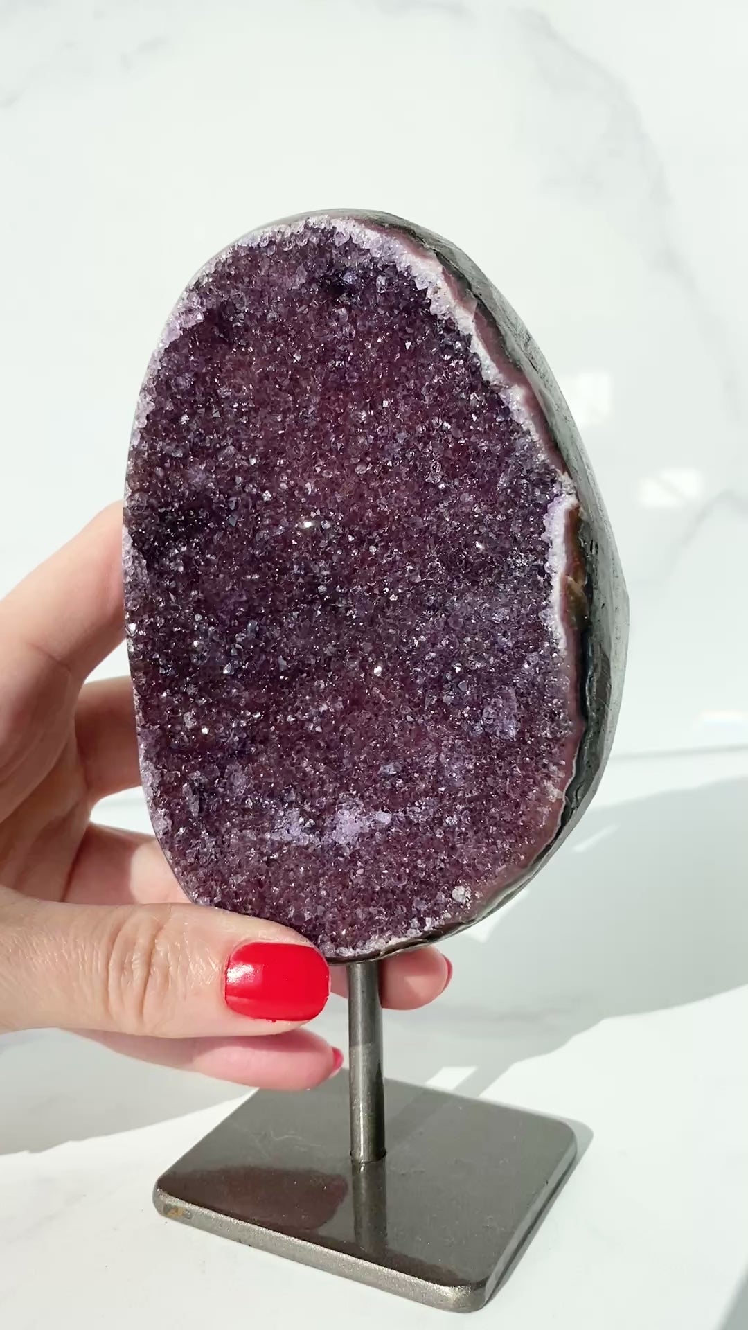 Amethyst Geode Einzelstück