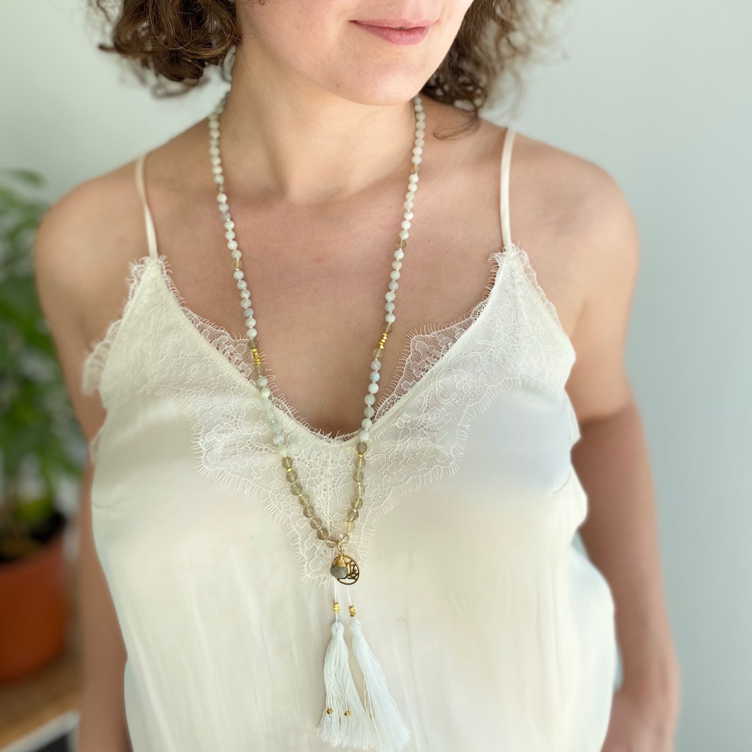 INNER BALANCE Mala | Mondstein, Rutilquarz & Labradorit || 2 VARIATIONEN