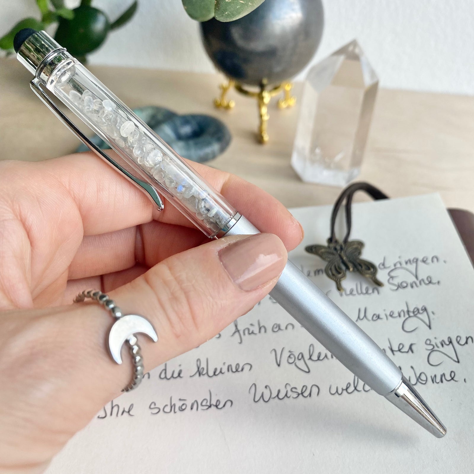 Kugelschreiber Kreativität Labradorit