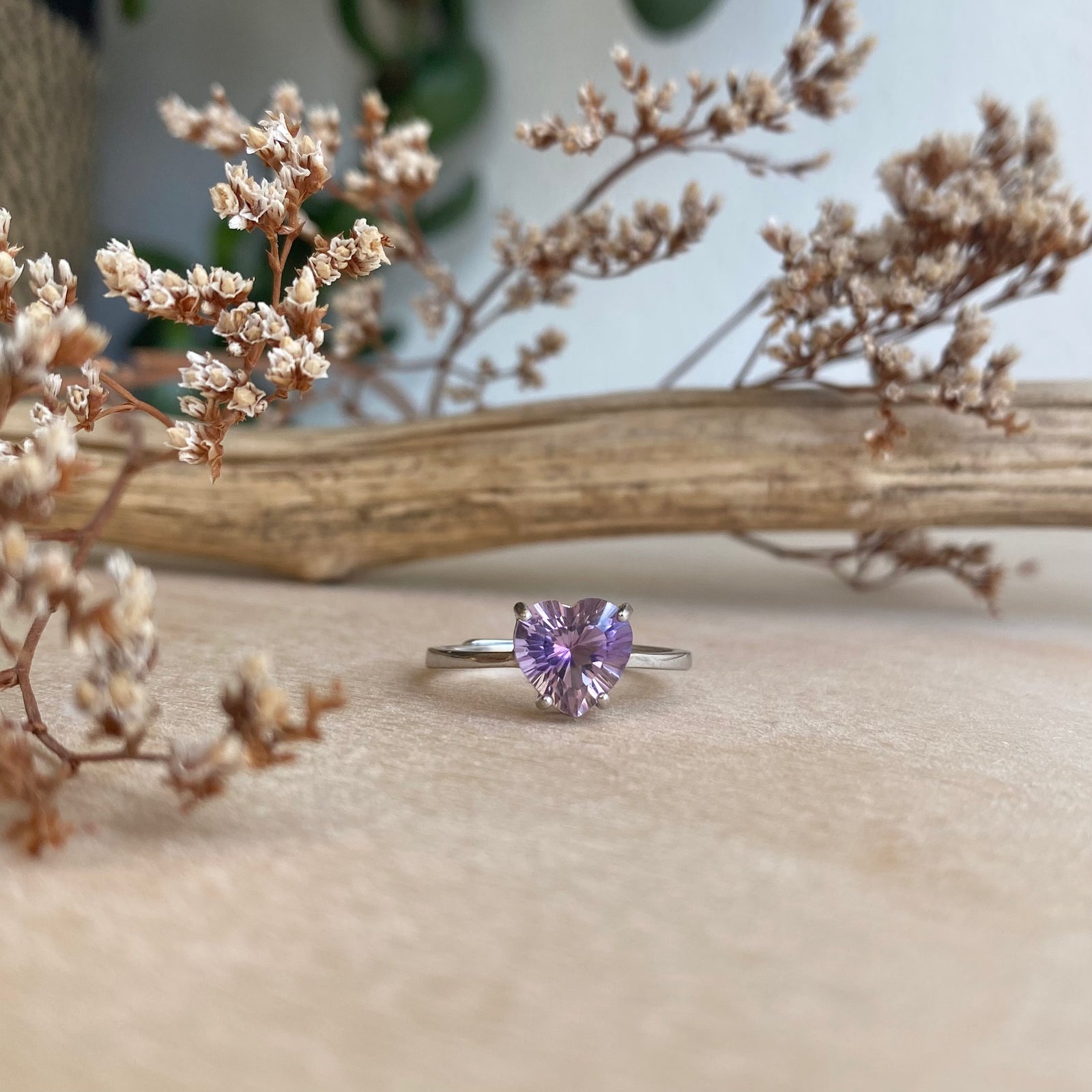 Ametrin Herz Ring