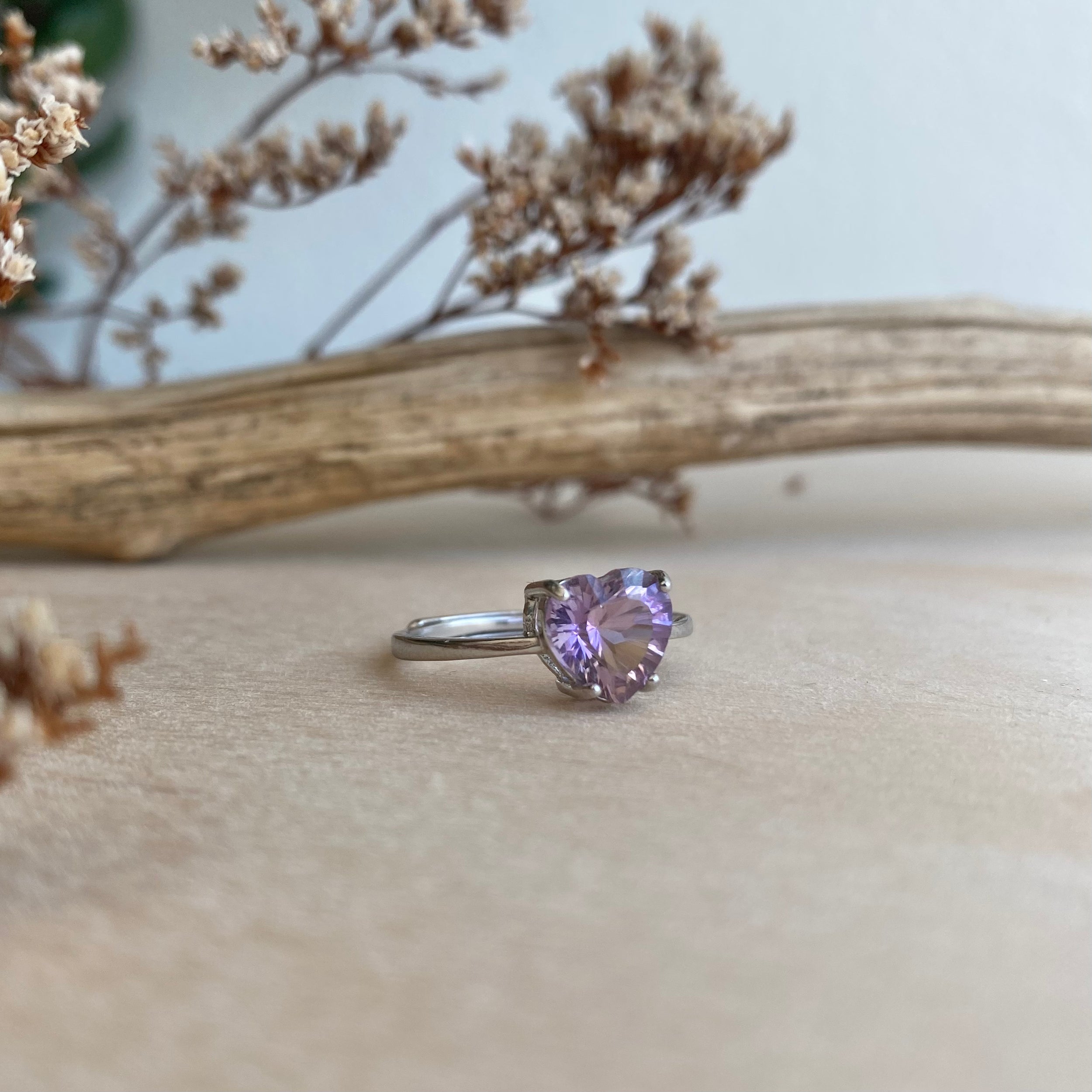 Ametrin Herz Ring