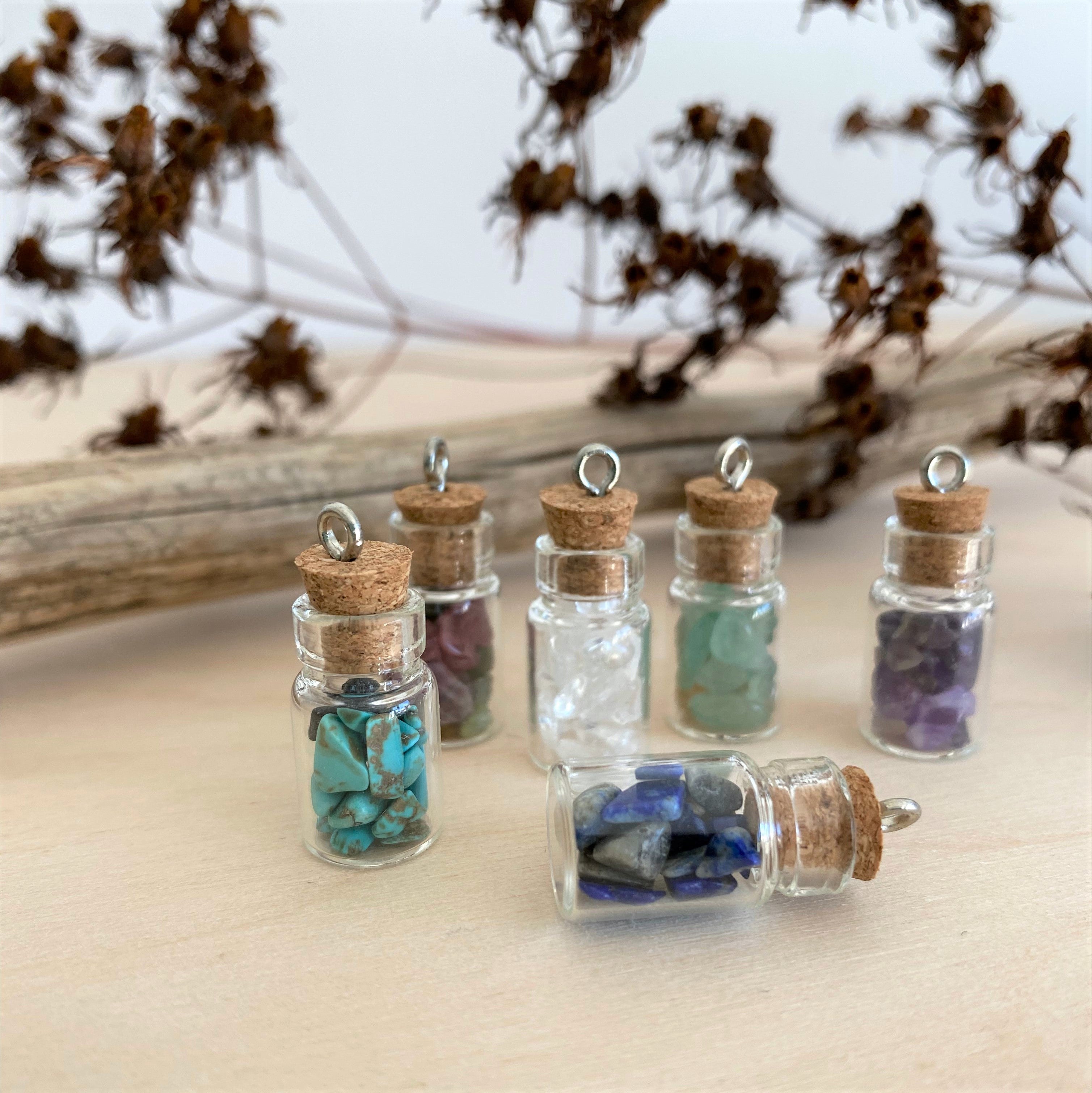 Wishing Bottle INNER LIGHT | Bergkristall