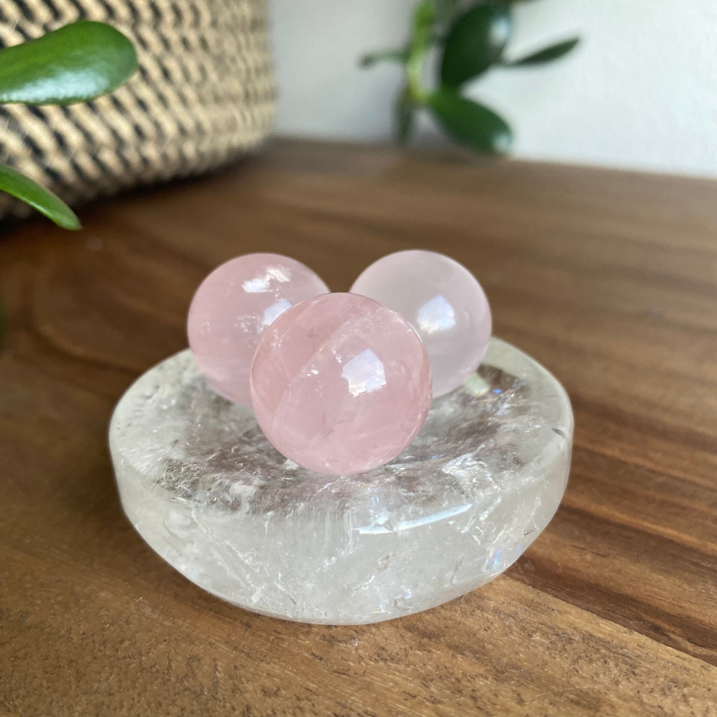 Rosenquarz Kugel - Produktbild