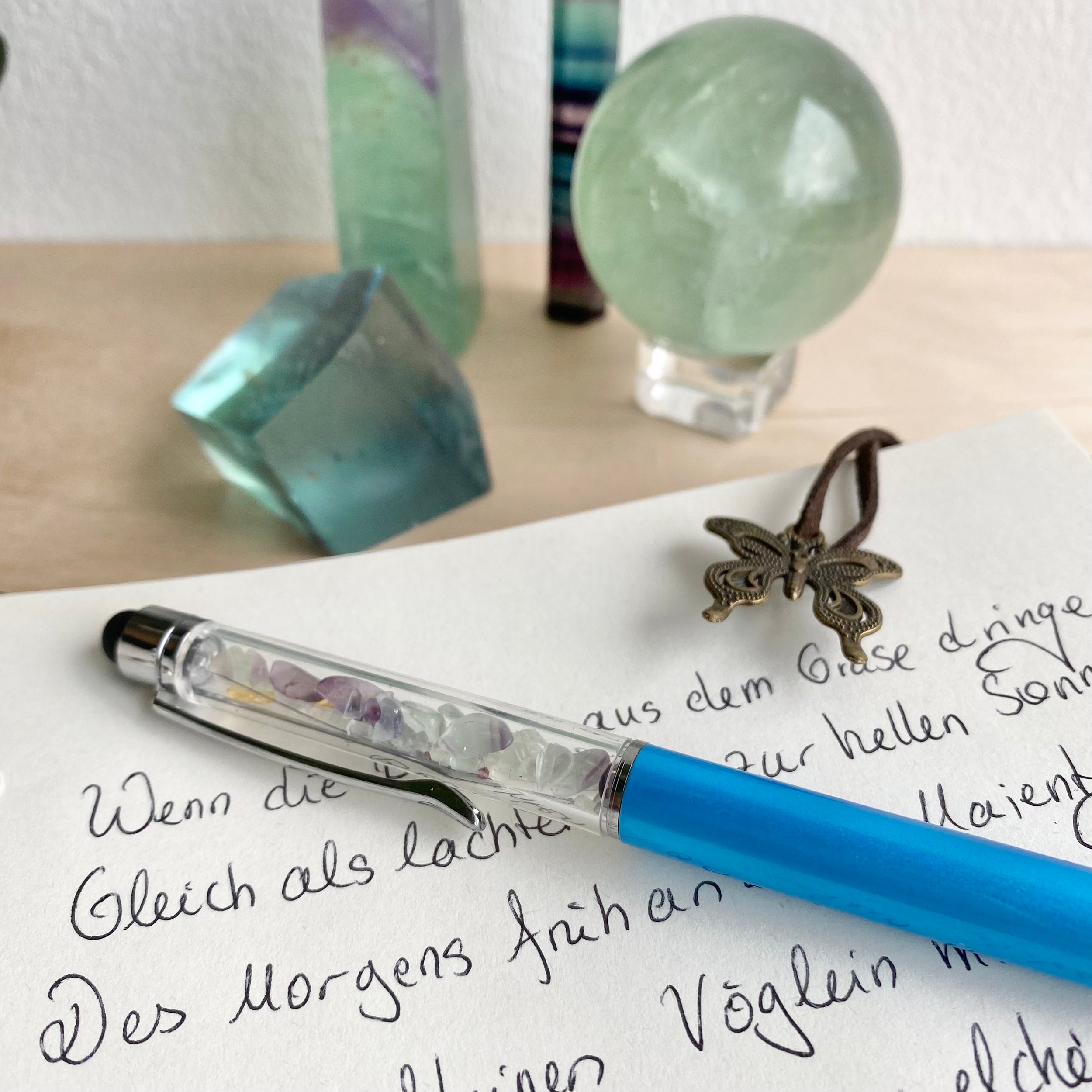 Ersatz Kugelschreiber Konzentration Fluorit Yvonne B.